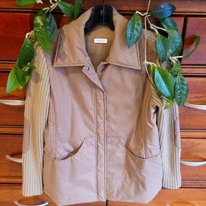 NWOT Max & Co. Tan Coat jacket size 40 (US 6)